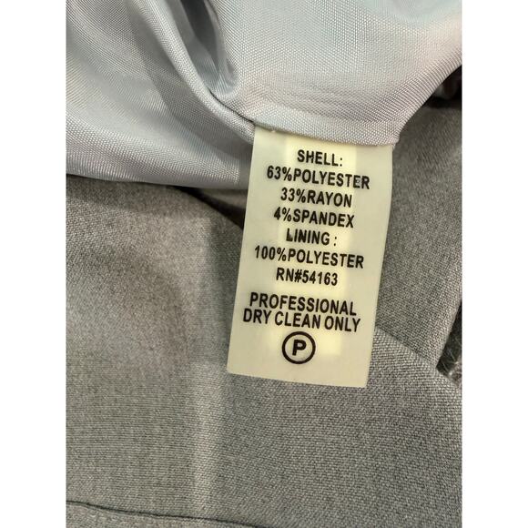 Calvin Klein Tin Gray Knife‑Pleat Fit & Flare Dress NWT Women’s 12 - Picture 8 of 8